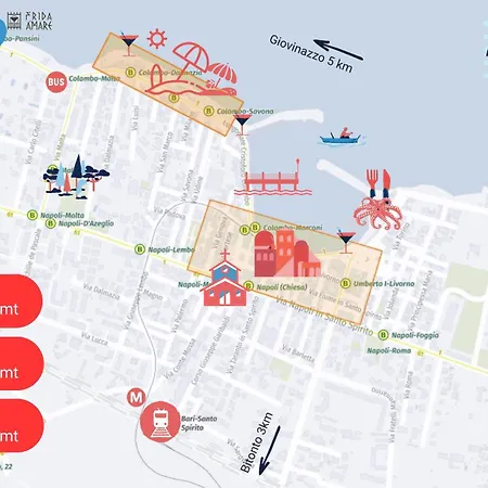 Blue Seaview Apartament Bari